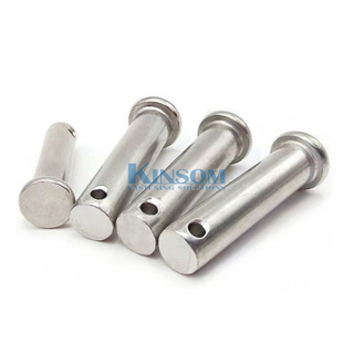 Flat head pin with hole solid rivet 