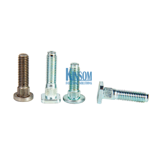 Square Knurled neck Machine Screws weld bolt Automotive Fasteners 