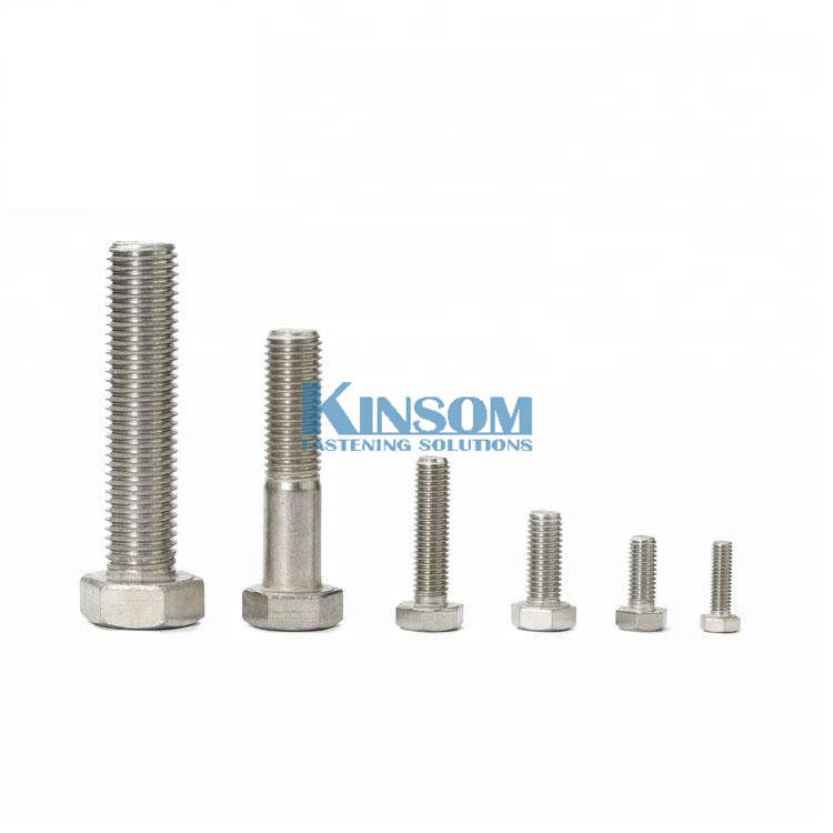 Stainless Steel bolt hex bolt with hex nuts